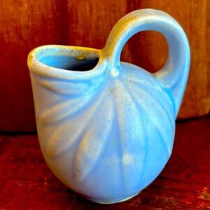 Vintage Shawnee Ceramic Mini Miniature Pitcher 2 3/4 Inches Light Blue